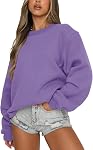 Eniloyal Sweatshirt for Women Long Sleeve Crewneck Pullover Hoodies Shirts Loose Fall Tops Sweaters 2026 Trendy Clothes