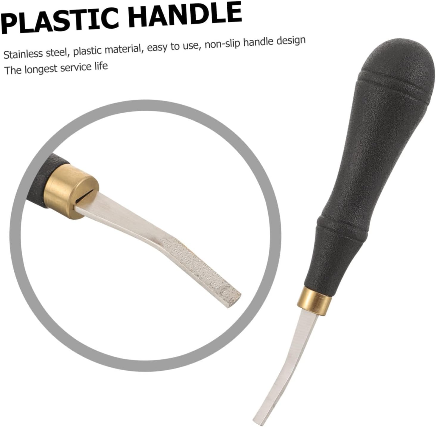 Professional Leather Grinding Tool Stainless Steel File for Polishing and Leveling Leather Versatile Flat File for Crafting and Projects