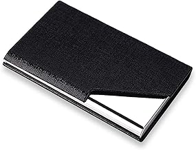 rts Credit Card Holder Credit/Debit/ATM/Business Visiting Name Wallet ID Protector Case PU Leather Steel for Men Women Festive Gifting for Family Friends Valentines SHE/HE