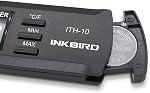 Inkbird ITH-10 Input Digital Thermometer and Hygrometer Temperature Humidity Monitor Humidor Guitar Ukulele Mason Jar