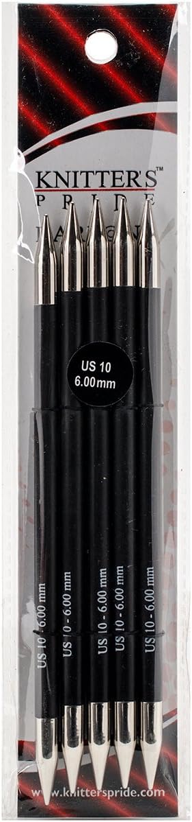 Knitter's Pride-Karbonz Double Pointed Needles 6", Size 10/6mm