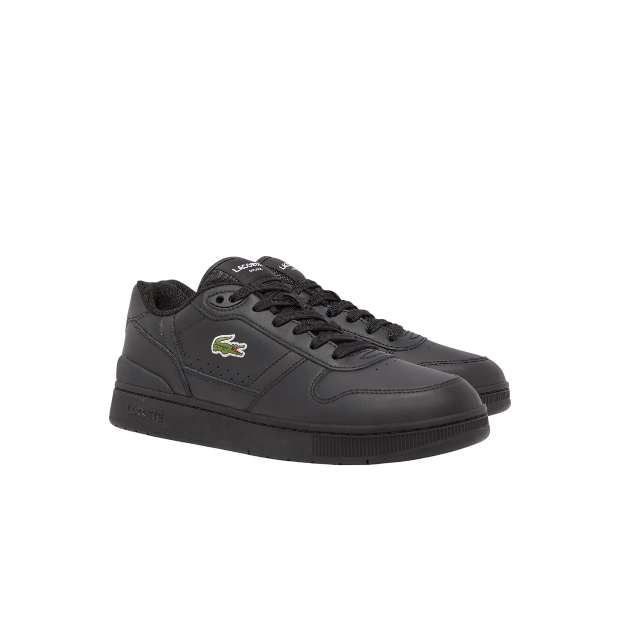 

                                                    Lacoste Mens T-Clip Set Sneaker, BLK/BLK, 12