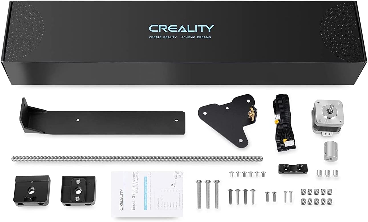 Comgrow Creality CR Touch Auto Bed Leveling Sensor Kit and Official Creality Ender 3V2 Dual Z-axis Kit with Lead Screw