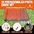 Pet & Livestock HQ Electric Fence Poultry Netting 48" x 164' - Portable Pre-Assembled Electric Net Fencing for Goats, Sheep, Lambs in Farms, Ranches, and Gardens (19 Posts, 2 Spikes)