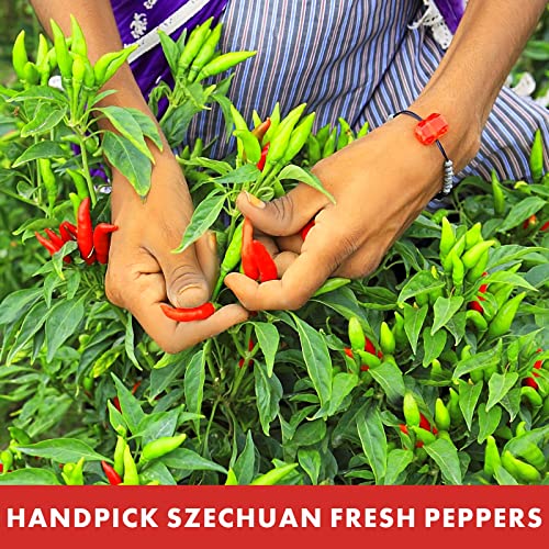 Image of Yimi Dried Chiles Peppers, 5.3oz Red Hot Chili, Spicy Hot Heat, Great For Mexican,Thai and Chinese Recipes,like Pozole, Tamales, Hotpot, In Resealable Bags, Super Hot, Ideal Gift for Halloween