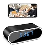 Kestanlora WiFi Clock Hidden Camera HD 1080P Wireless Small Spy Camera with Night Vision Cameras for Home Security Secret Nanny Cam with Video Indoor