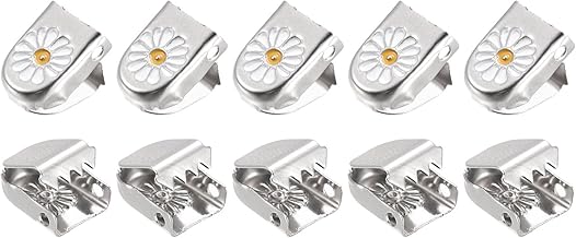 100 Pieces Laces Tips 10mm x 7mm (L x W) Suitable for Different Types of Shoes Elastic Copper Laces Caps Silver