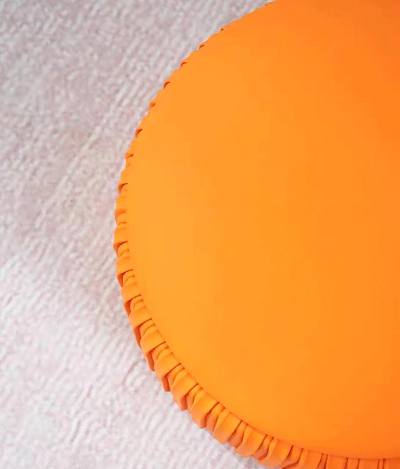 Small Stools,Household Low Stools,Round Stools,Shoe Stools,Simple Living Room Coffee Tables,Sofas,Piers, Benches,Solid Wood,Creative Leather Stools(Size:36x27cm,Color:Pink)