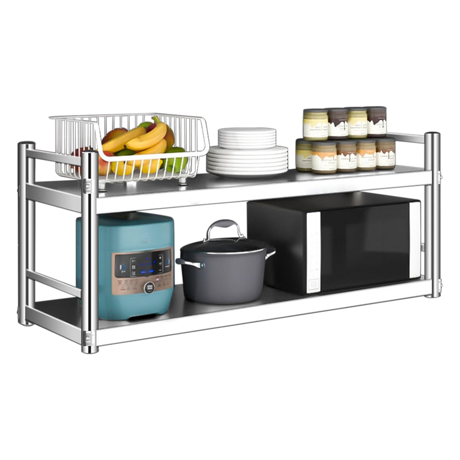 Étagère à épices de cuisine et étagère murale robuste pour salle de bain MARXAN