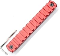 Vista 1 de TRIROCK M-lok Rail Sección Rojo Color Aluminio