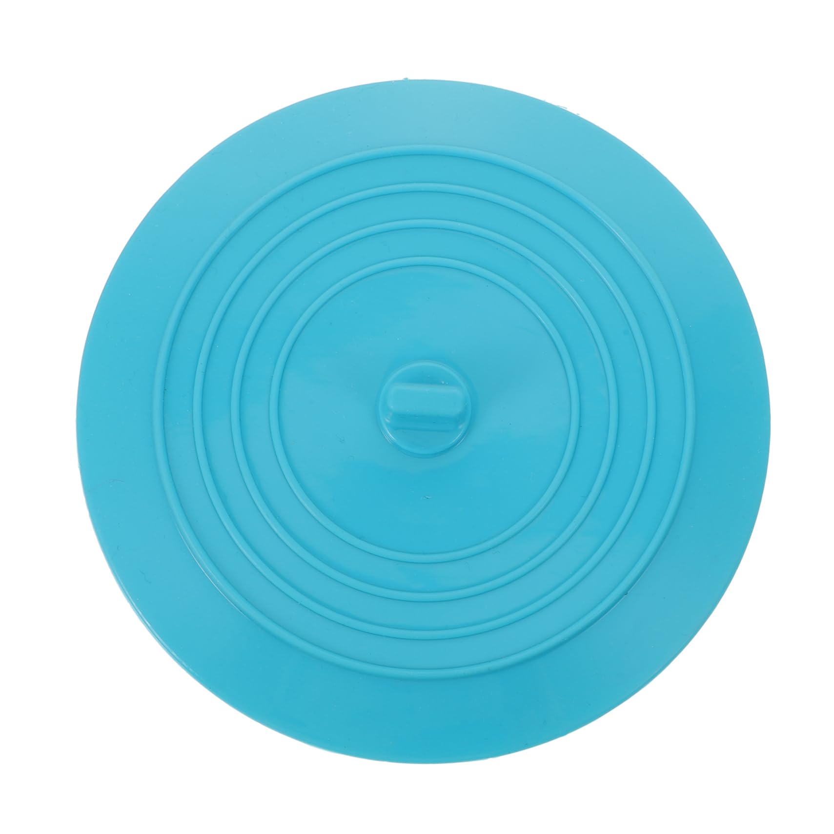Unomor Blue Silicone Bathtub Drain Cover Drain Stopper for Tub Easy to Use Clean for Filling Tub with Water