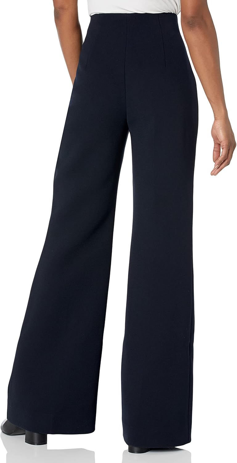 Club Monaco Women's High Rise Bonded Crepe Pant