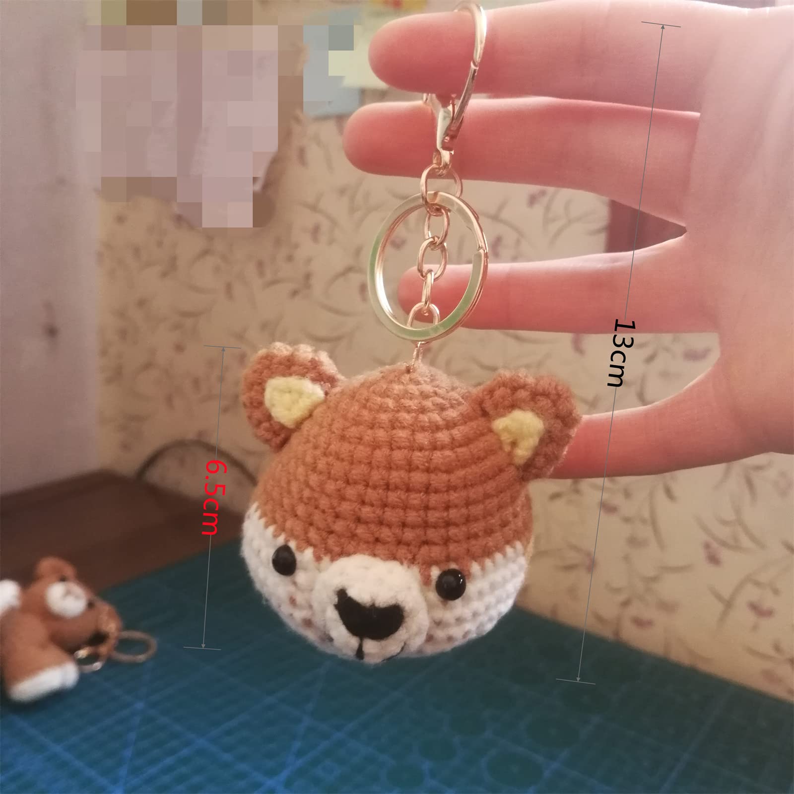 Anhänger Schlüsselbund Plüsches Nettes Anhänger Keychain-Geschenk
