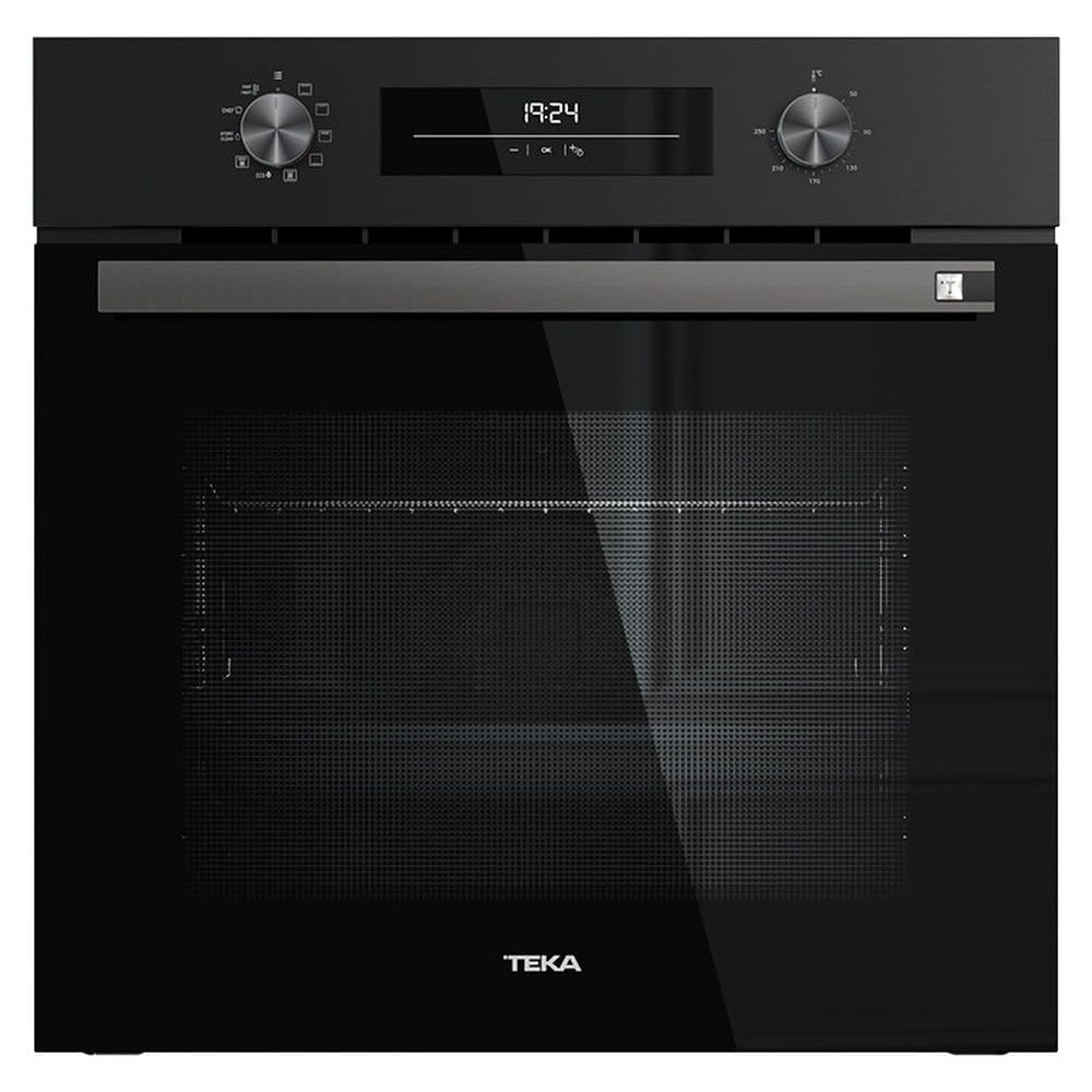 TEKA Horno Multifunción 60cm, Sistema HydroClean, 8 Funciones de Cocción, Guías Telescópicas Plus Extension, Clase A+, Modelo NEO HSB 6350 FBK