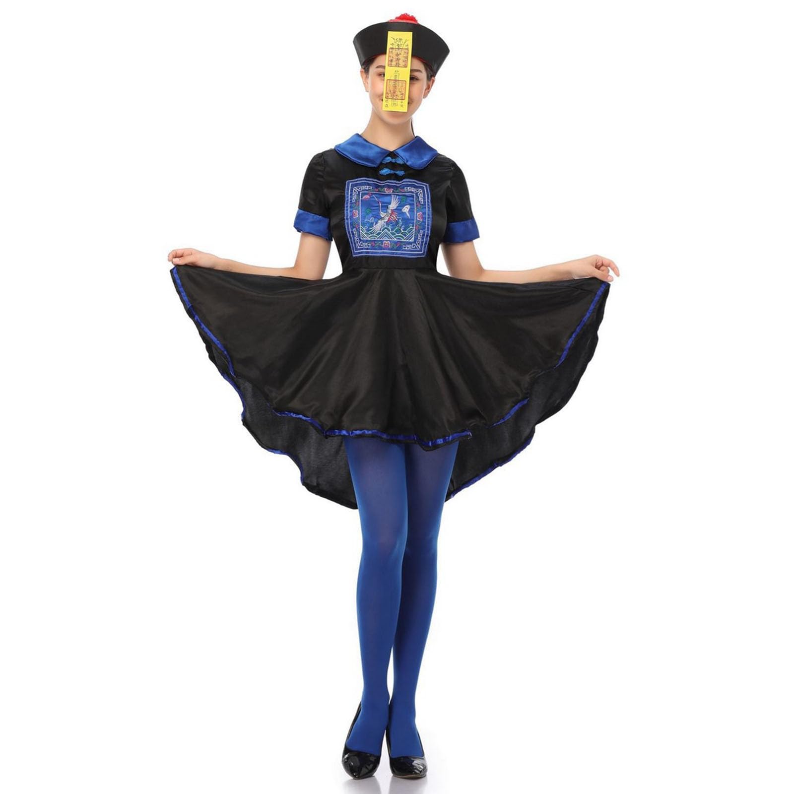 Generisch Halloween - Chiński strój cosplay dla dorosłych, taoistyczny strój kapłana, na imprezę halloweenową