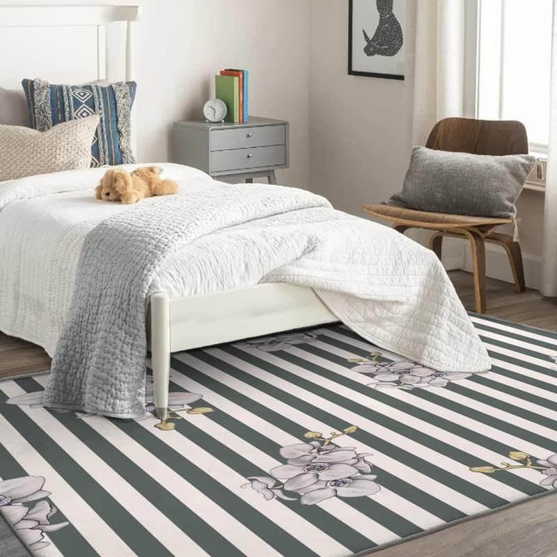 Miniatura 9 de Washable Rugs for Living Room Bedroom, Honeycomb Rug &amp; Home Decor, Yellow Area Rug 6x9, Non Slip Soft Low Pile Non-Shedding Indoor Carpet,