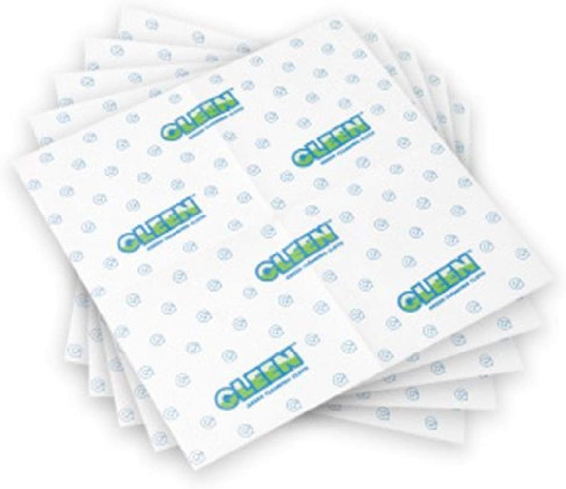 Gleen 3817 Green Cleaning Cloth 16-inch by 16-inch, 5 Pack