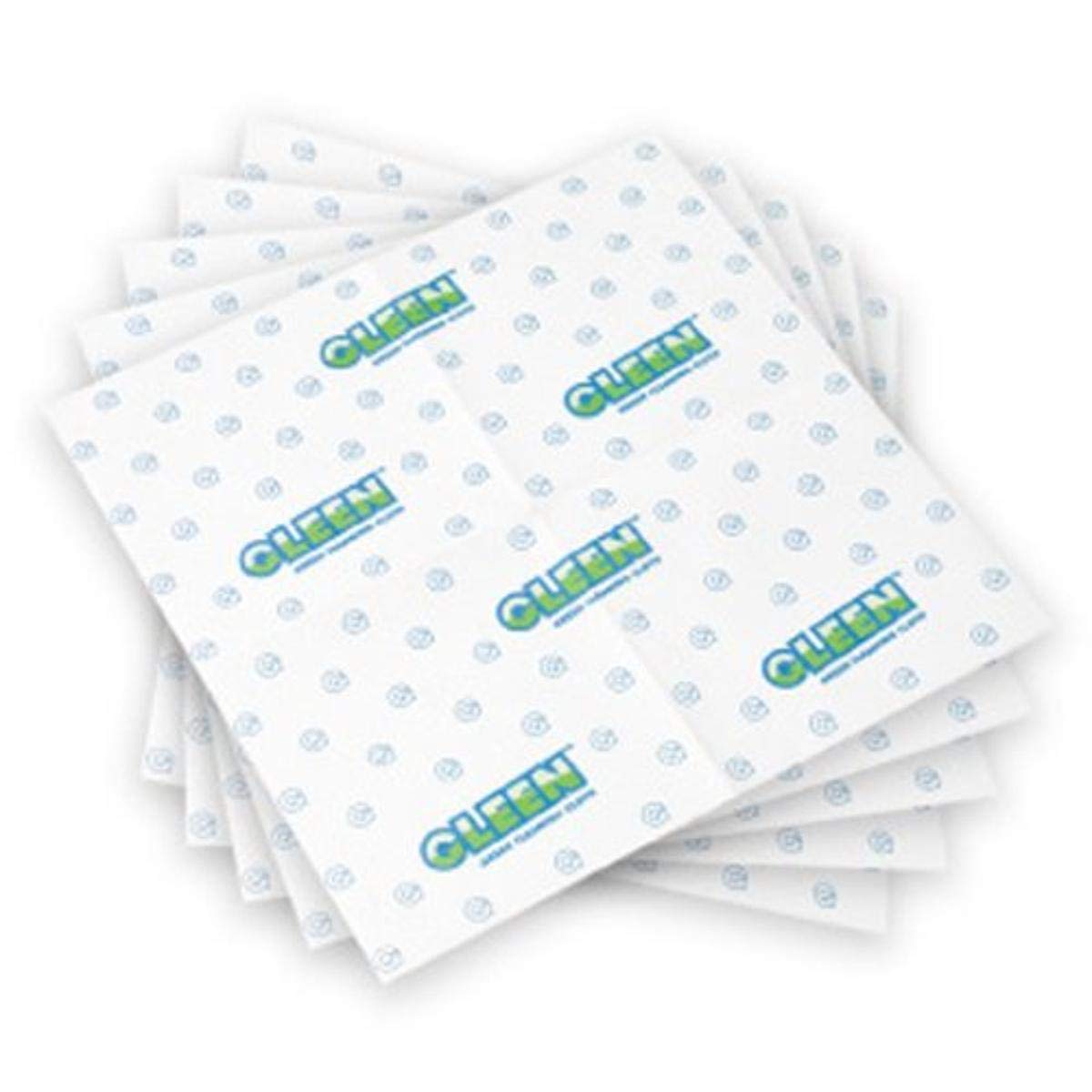 Gleen 3817 Green Cleaning Cloth 16-inch by 16-inch 5 Pack