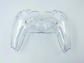 OCity Clear Crystal Case Replacement for PS5 Controller Cover Protective Anti Scratch
