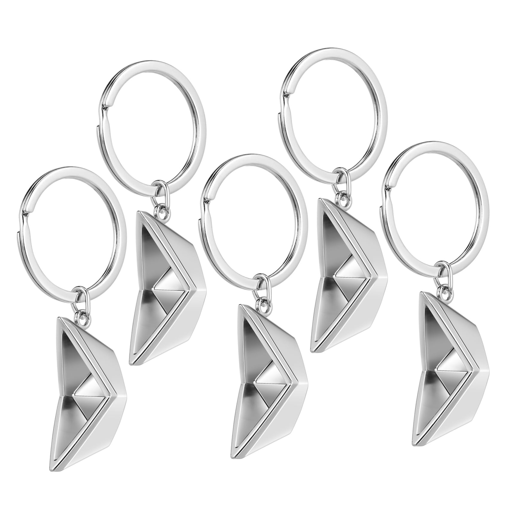 Porte clé bateau en métal brillant accessoire homme chic - 8