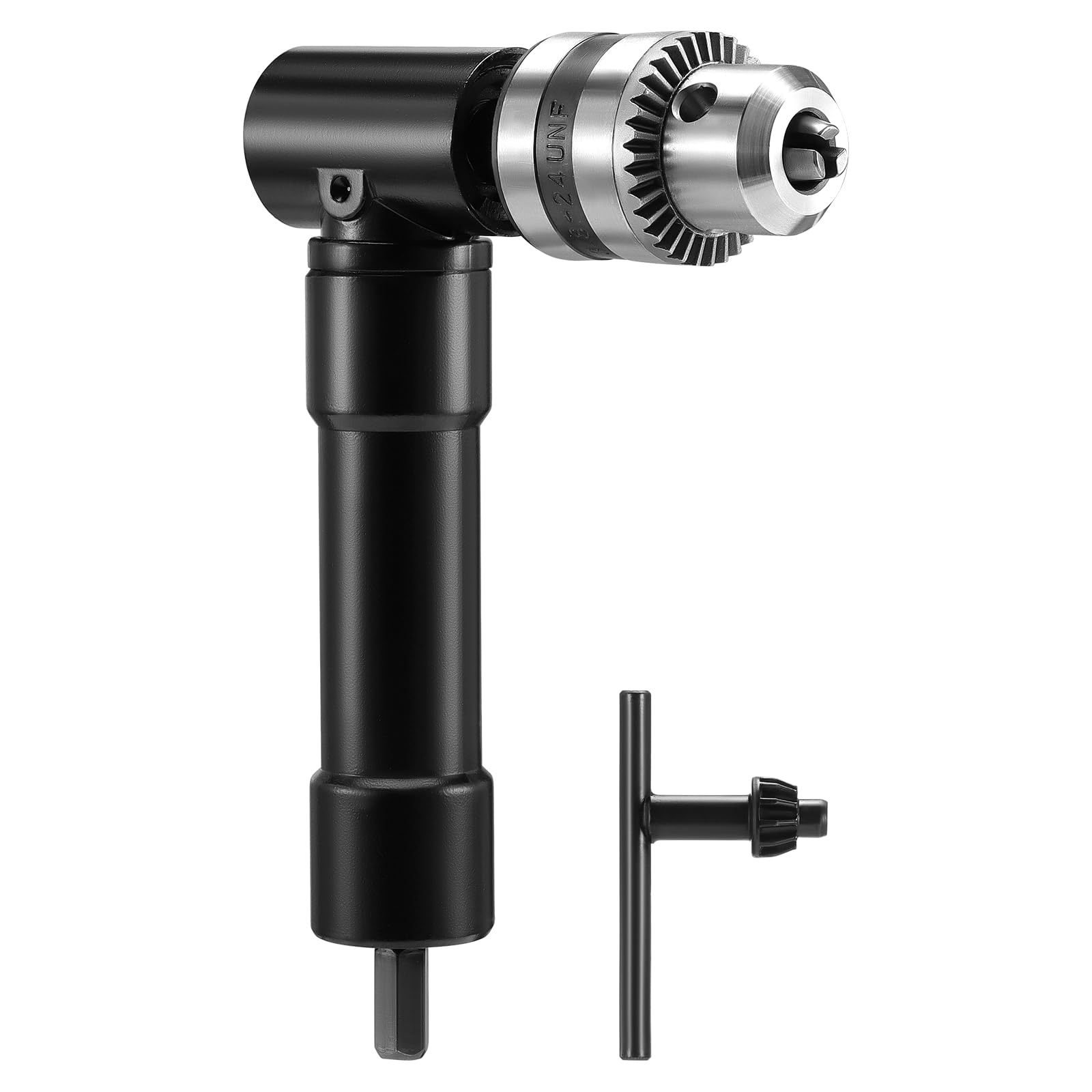 Gueenky Punta per trapano angolare a 90 gradi con mandrino a sgancio rapido, 1 – 10 mm, adattatore per trapano angolare, attacco angolare da 8 mm