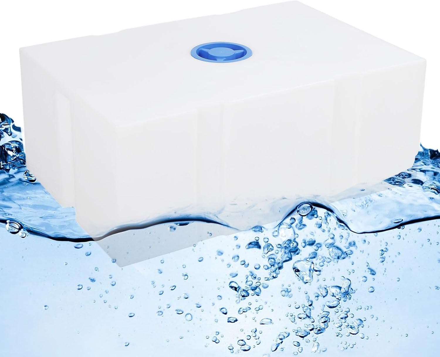 RV Water Tank, 47.5 Gallons Leakproof Heat Cold Water Storage Tank, Holding with Can Cut Hole and 140mm Wide Inlet for RVs, Trailers, Boats, Yachts