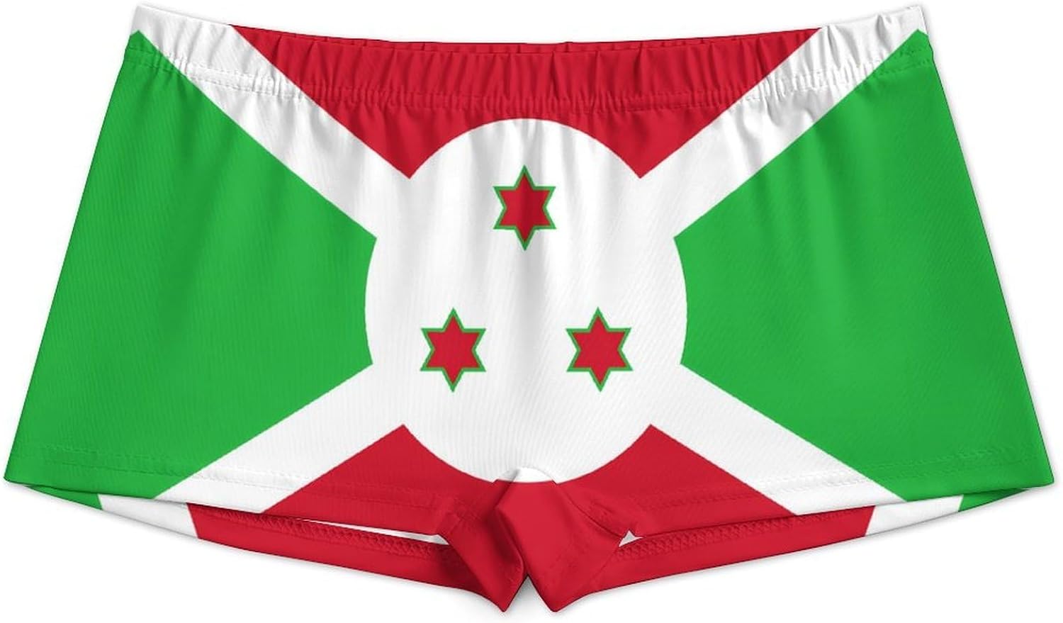Burundi Flag Funny Women's Boxer Briefs Breathable Underpants Trunks Stretch Underwear