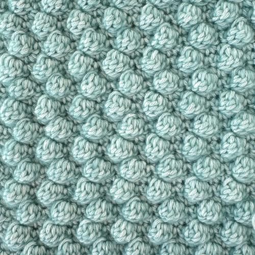 Cotton to The Core Cotton Yarn for Crocheting, 6-Pack (852 Yds / 300G), Free Patterns, Beginners Friendly - Soft Baby Yarn for Knitting - 3 DK Light Worsted Weight - Teal Blue — view 5
