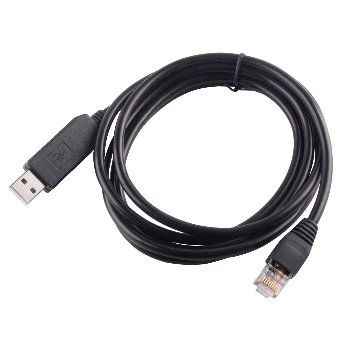 USB to RJ45 RS485 Serial Communication Cable for Deye/SunSynk/Sol-Ark Inverters BMS Storage Battery BMS Cable Battery Status Monitoring Connecting/Configure Inverters to PC (6 Feet)