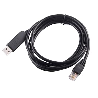 USB to RJ45 RS485 Serial Communication Cable for Deye/SunSynk/Sol-Ark Inverters BMS Storage Battery BMS Cable Battery Status Monitoring Cable Connecting/Configure Inverters to PC 3.2 Feet