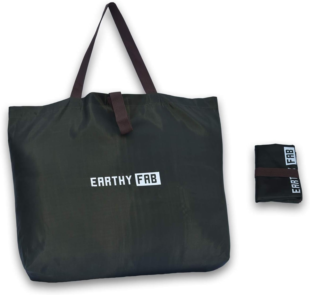 Earthy Fab Shopping Bags for Grocery. Unique Foldable Style, Reusable, Multipurpose.