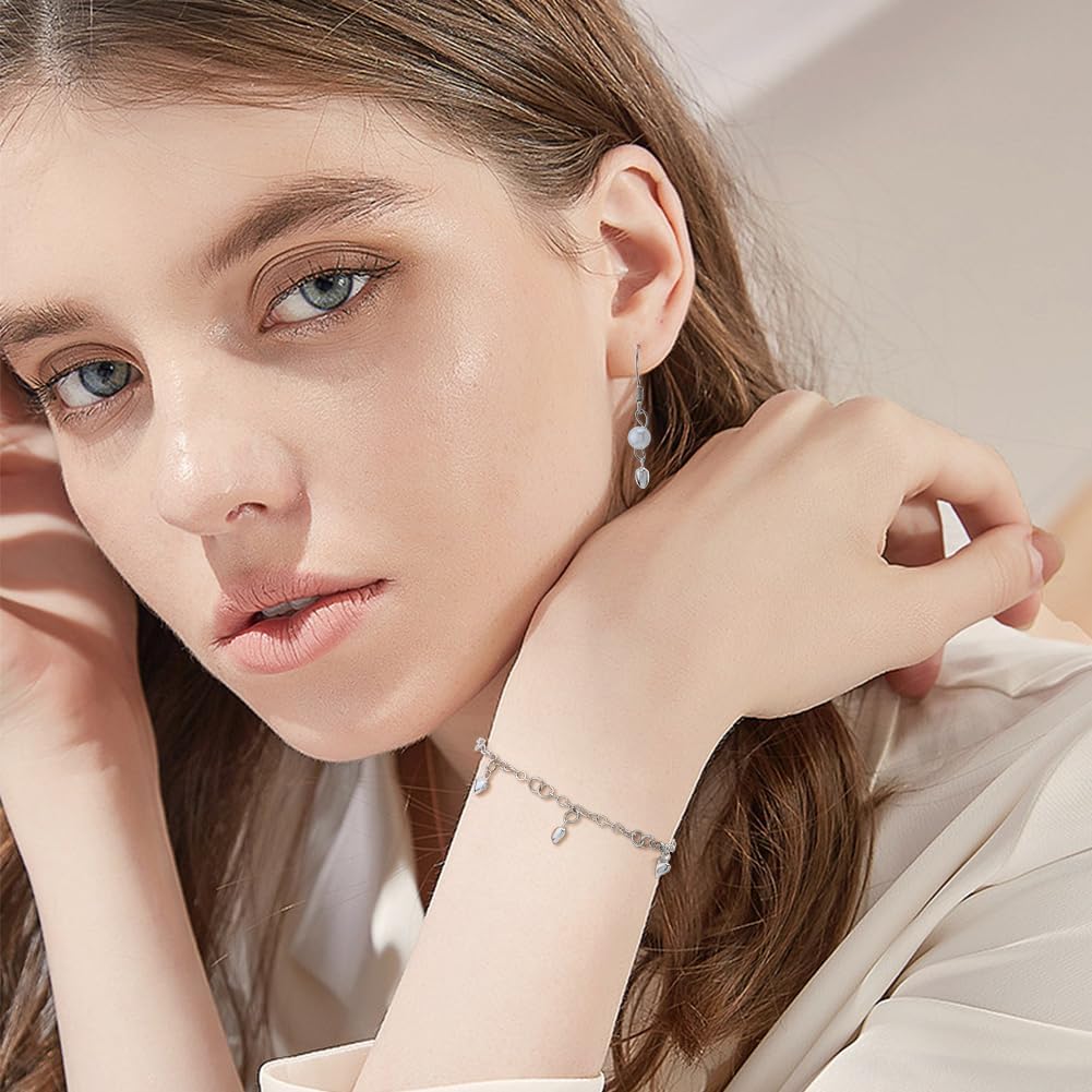 10pcs 925 Sterling Silver Heart Charm Set with Polishing Cloth - DIY Jewelry Making Charm for Women's Necklace, Bracelet, Earring - Image 7