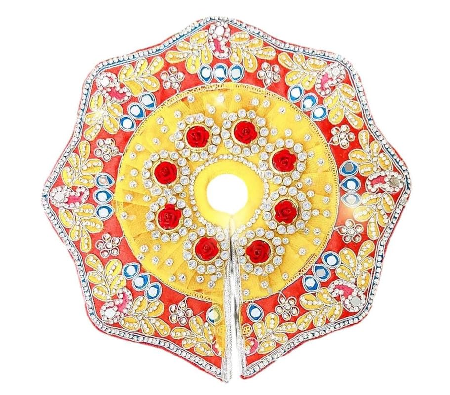 Image of Partish Laddu Gopal Heavy Janamashtmi Dress Size 4 l Ladoo Gopal Dress l Kanha Ji Poshak Size 1 2 4 5 6 (W)