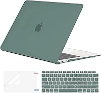 Vista 10 de EooCoo Funda rígida compatible con MacBook Air de 13.3 pulgadas M1 Chip 2021-2018 con pantalla Retina, funda protectora de plástico Air de 13.3
