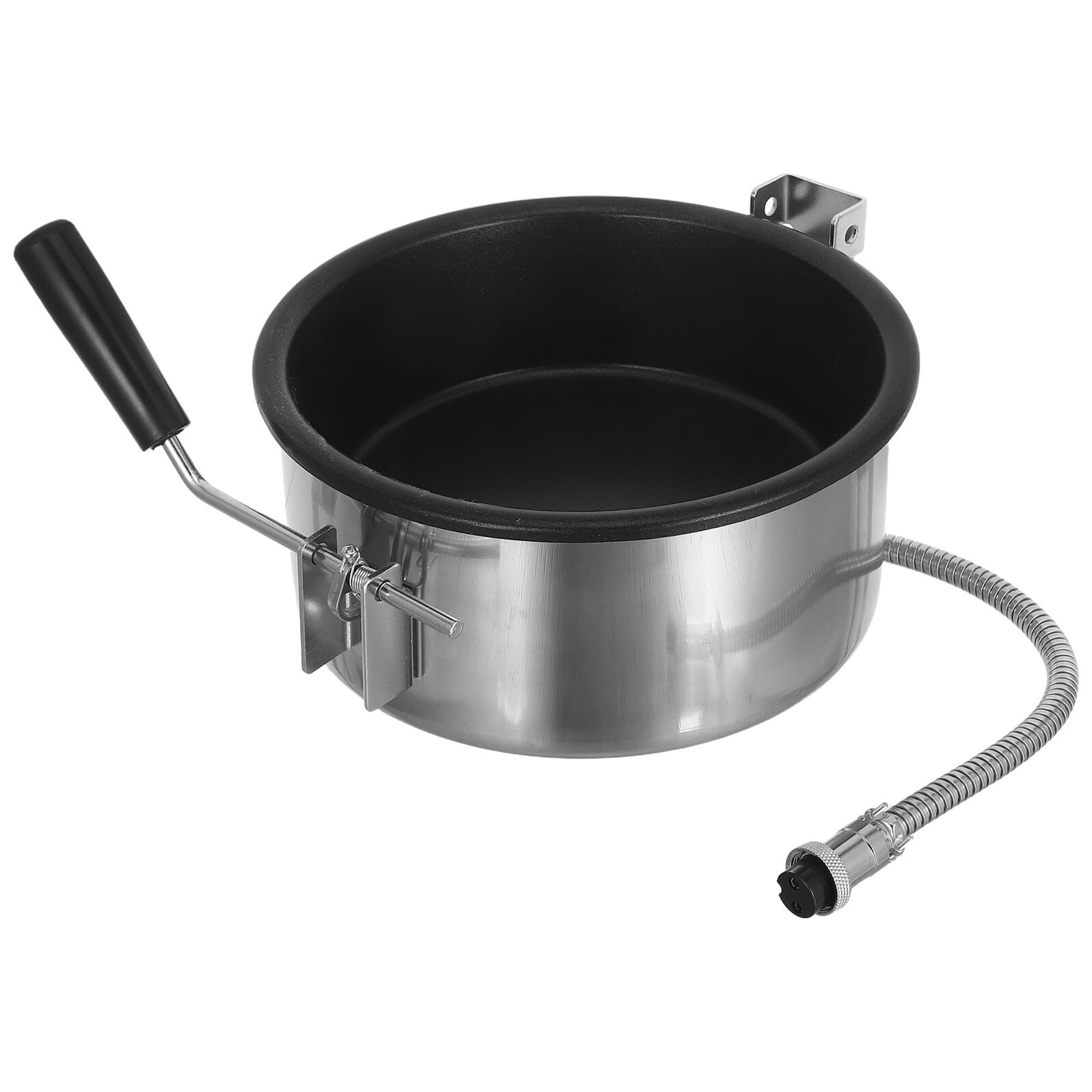8 Oz Ersatz Popcornkessel aus Edelstahl und Aluminium | Antihaft Topf, für Popcornmaschine als Zubehör und Ersatzteil, Passend für Party und Festbetrieb