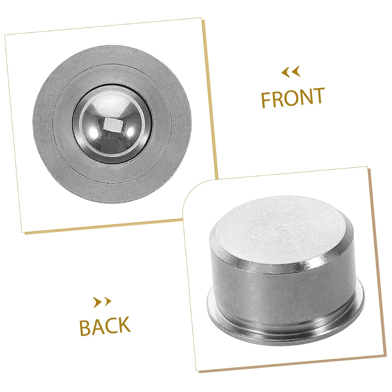 Cabilock Heavy Duty Ball Transfer Bearings Precision Steel Plunger for Industrial Equipment Metal Roller Units for Accurate Rolling Design Office Scenarios