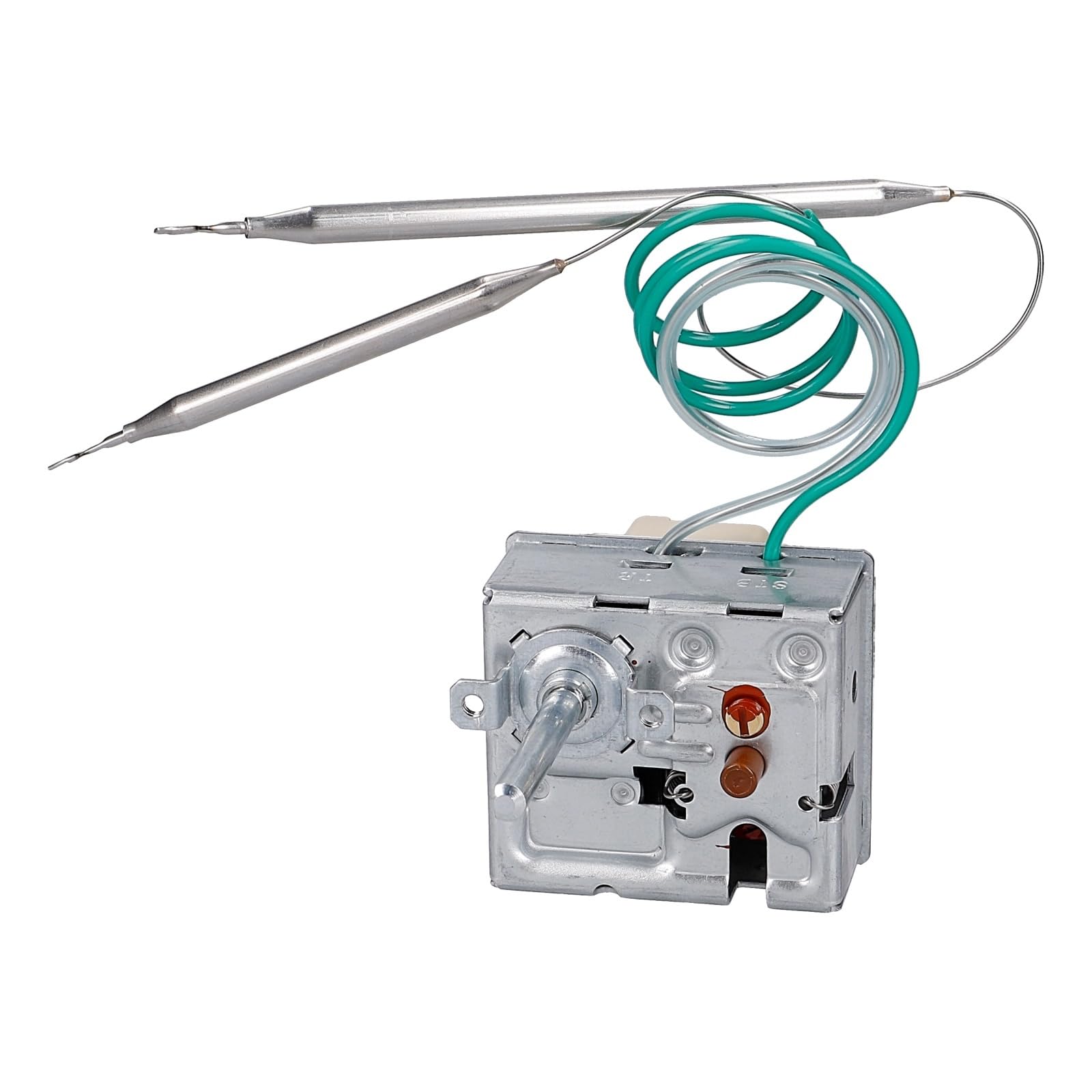EGO 5560011030 Thermostat Temperaturbegrenzer Heißwasserthermostat 30-80°C 2 Fühlern