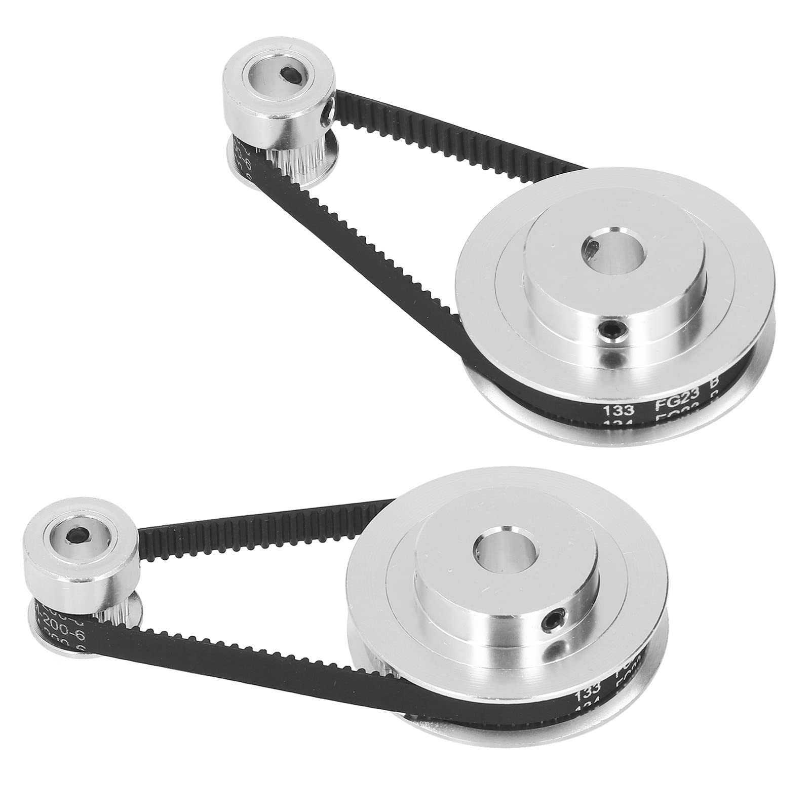 Poleas de Motor Paso a Paso GT2, Polea de Sincronización de Aluminio, Correa de 6mm, 200mm para Impresora 3D