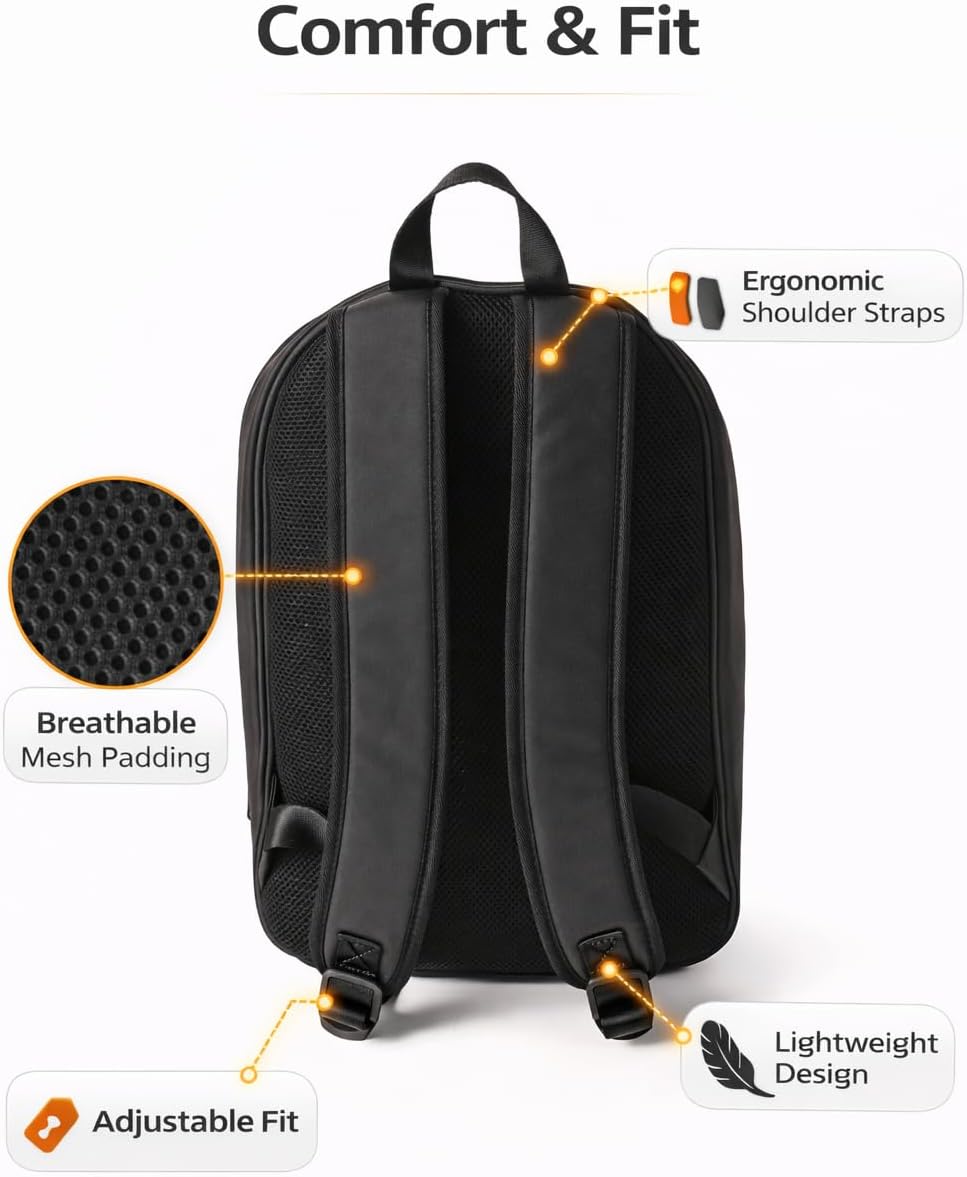 Bandito MotoGear - Smart LED Backpack - Waterproof Laptop & Motorcycle Backpack with Programmable Screen, USB-C Charging, Anti-Theft Lock & App Custom Animations - 17-inch Travel Bag