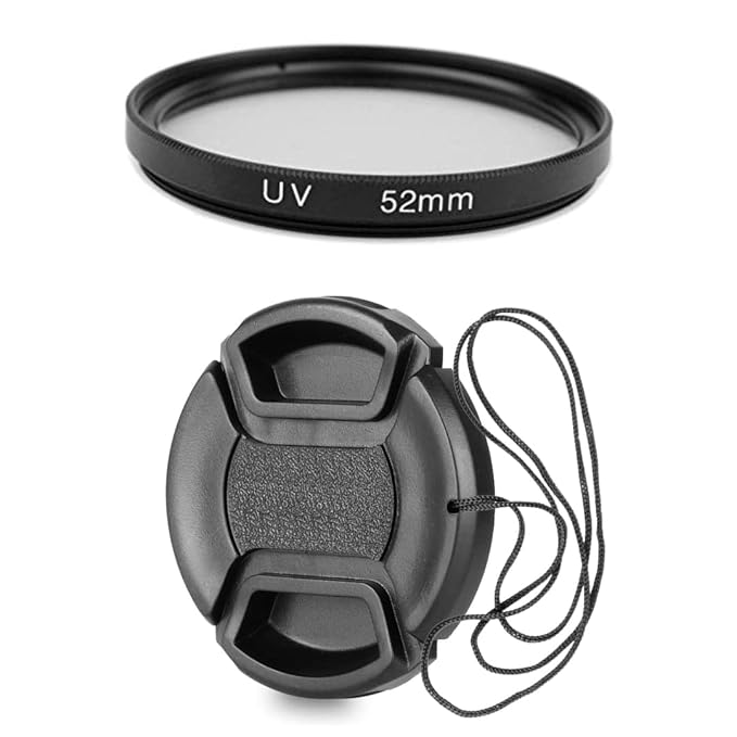 Buy Schsteindar® 2PCS Combo for 52mm Lens Cap and UV Filter for Nikon