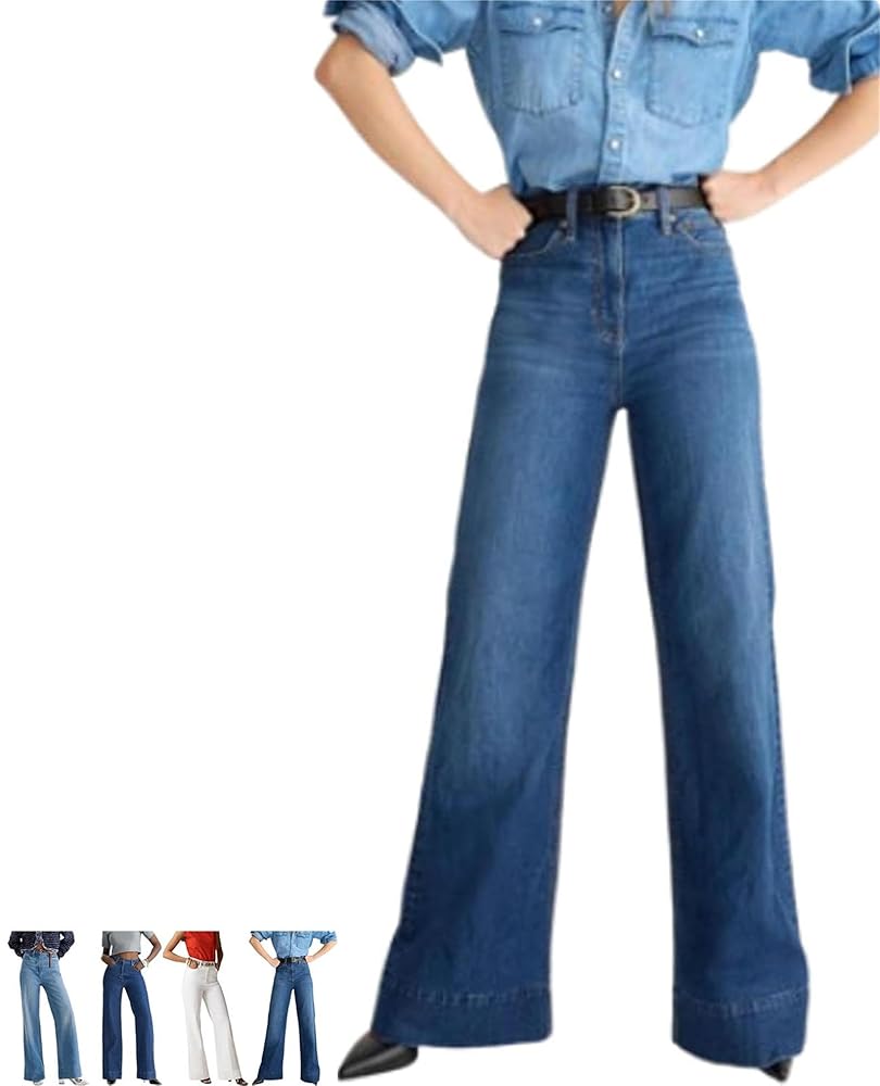 ☆AVANDRESS☆ this is wide denim pants  BLUE AD41PT13SNB Women Kora Momento at AG Jeans Official Store
