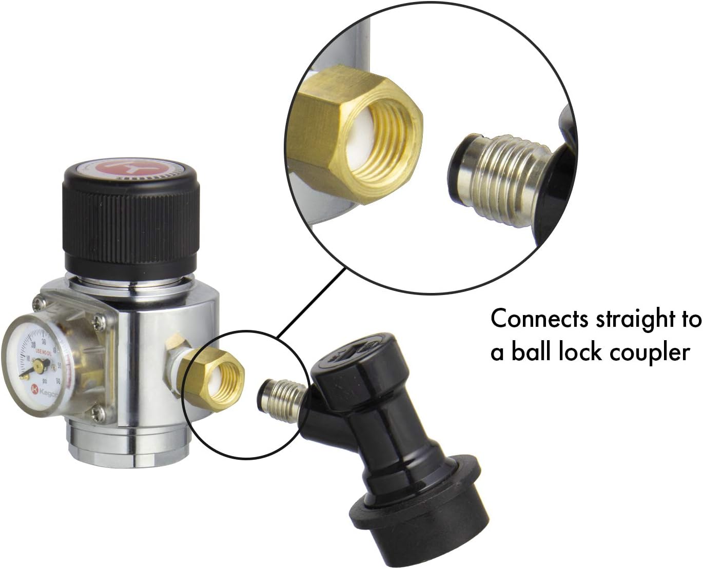 Kegco Nitrogen Regulator, Mini