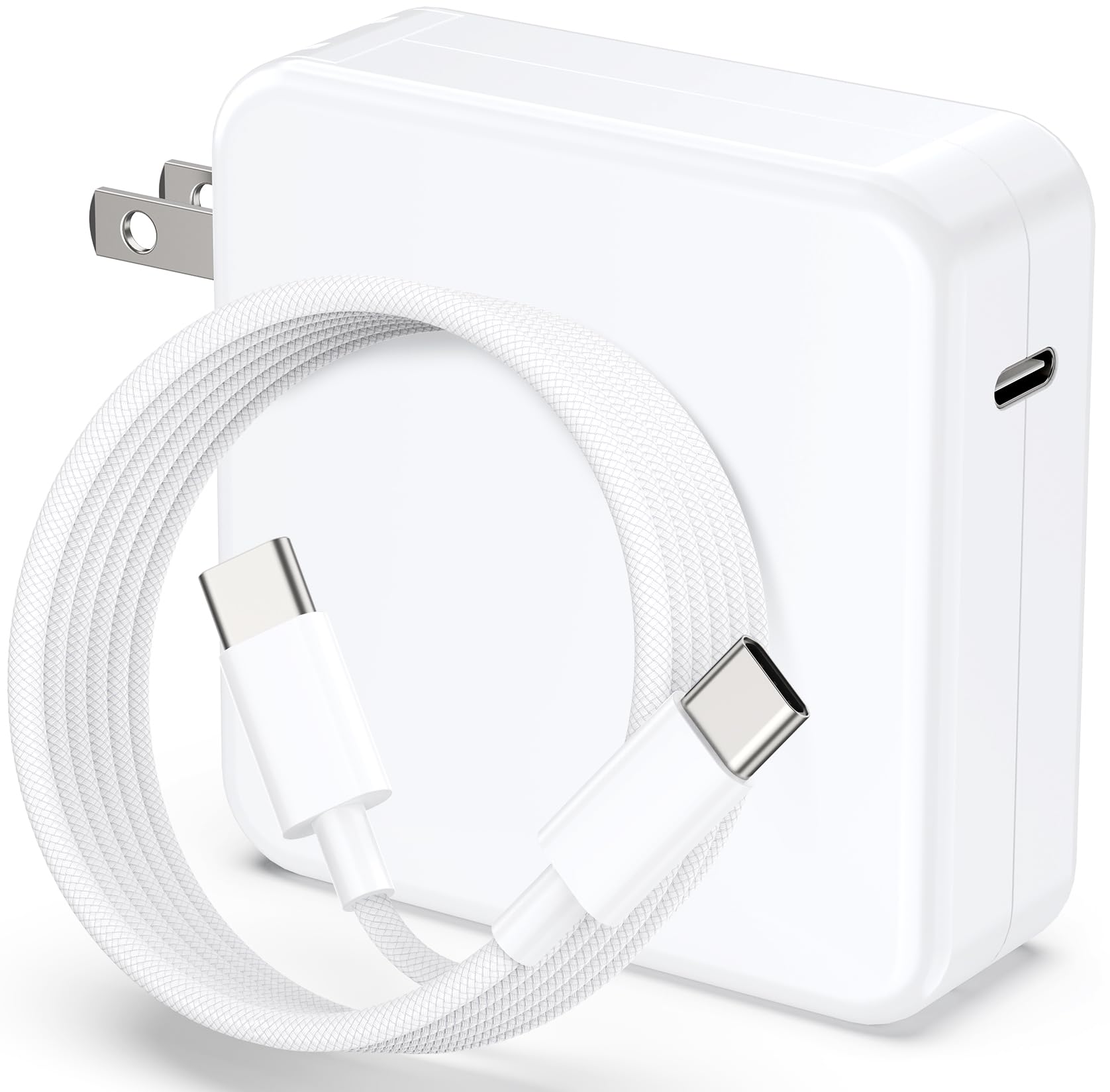 Mac Book Pro Charger, 100W USB C Fast Charger Compatible with USB C Port MacBook Pro/MacBook Air 16, 15, 14, 13 Inch, ipad Pro, Samsung Galaxy and All USB C Device, Include Charge Cable