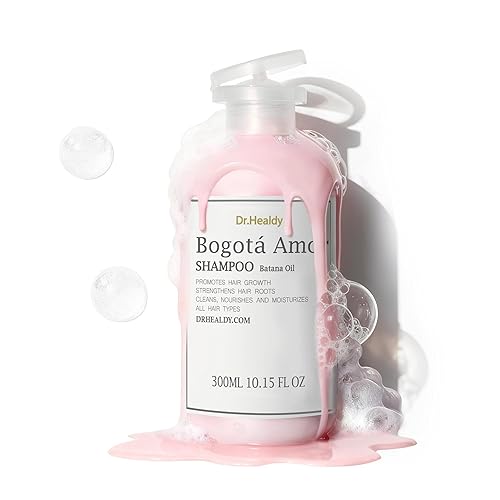 Dr.Healdy Bogota Amor Shampoo  Cuidado del cabello anticaspa seca para hombres, aceite de batana, hidratante, tratado con color, seguro para cabello
