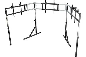 Triple Monitor and TV Floor Stand HD