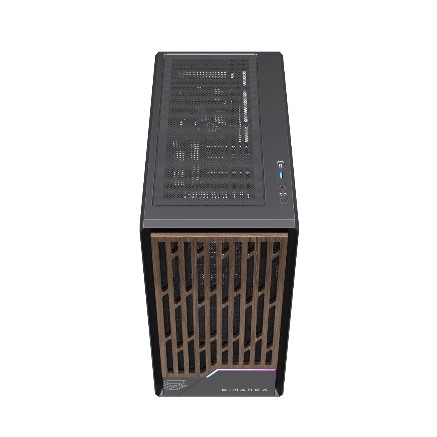 Pulse PM400 Caja de PC para Gaming, RGB, Soporte para 9 Ventiladores de 120mm, Refrigeración Líquida de 240mm (Core Negro)