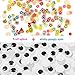 Foam Balls for Slime DIY and Art Craft Supplies – Colorful Styrofoam Beads 0.1-0.35 inch(31000pcs) for Kids Homemade Slime, Home Decorative, Wedding and Party Decorations (4 Pack White)