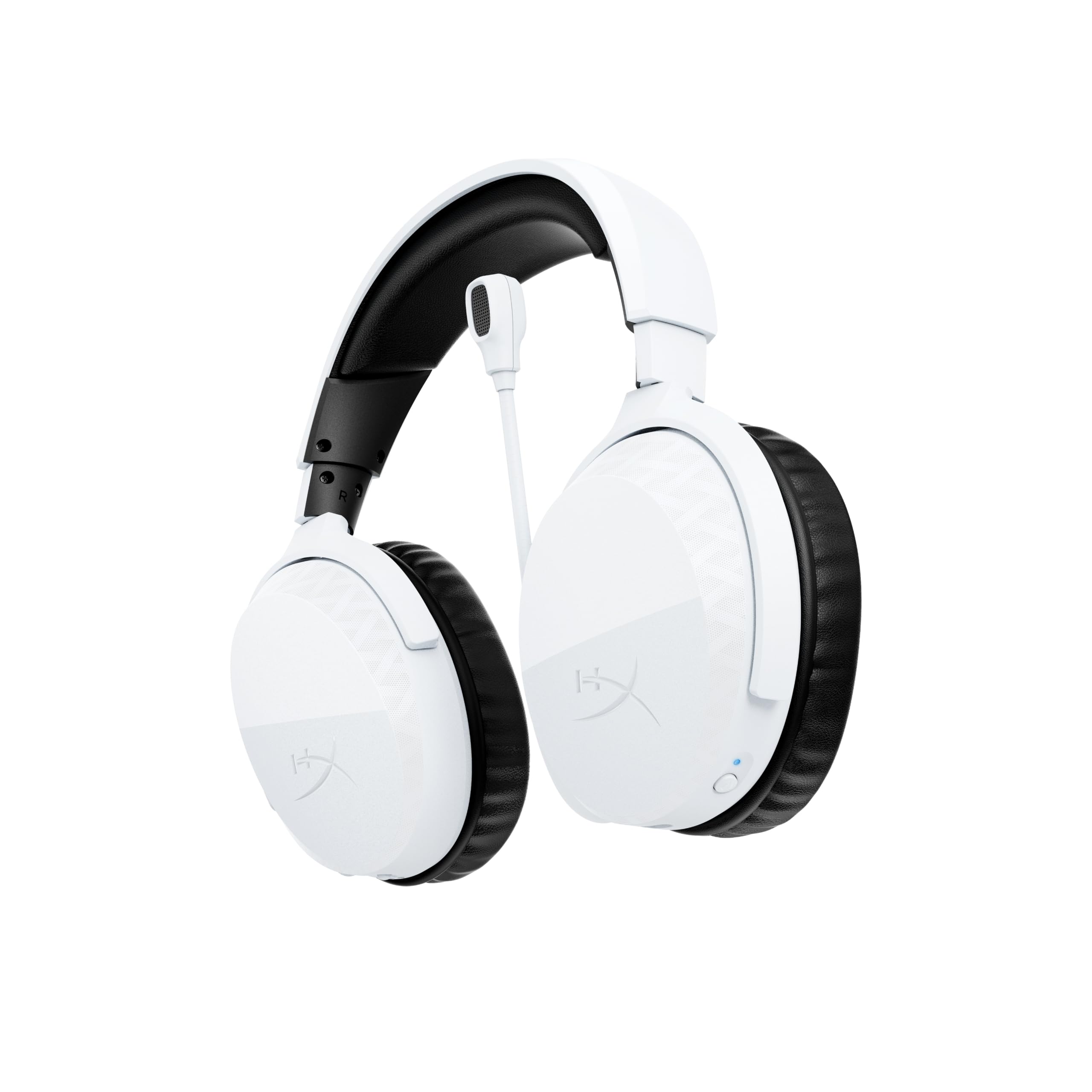 HyperX CloudX Stinger 3 Cuffie Gaming Wireless per PS5, Bianca | Bluetooth 5.2 e 2,4 GHz, fino a 80 ore di autonomia, driver da 50 mm, microfono, bianco