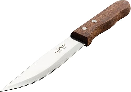 Miniatura 5 de Winco Cuchillos para carne, hoja resistente con mango de madera