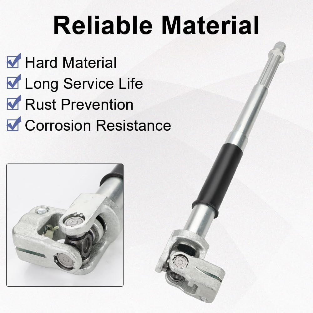 Upper Intermediate Steering Shaft Column Compatible with 2005-2011 Ford Crown Victoria Lincoln Town Car Mercury Grand Marquis Replacement for 425-363 425363 5W1Z3B676AB